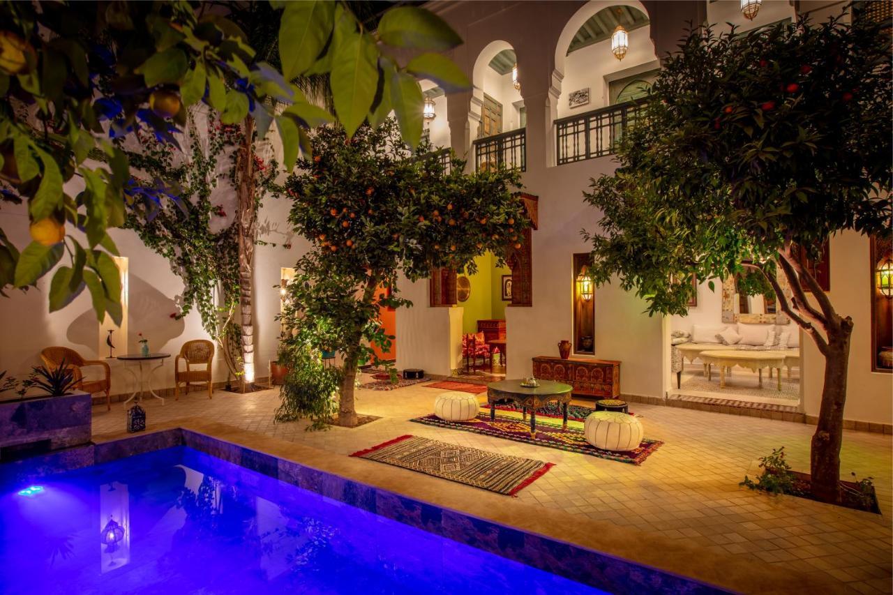Riad Les Cigognes Marrakesh Exterior foto