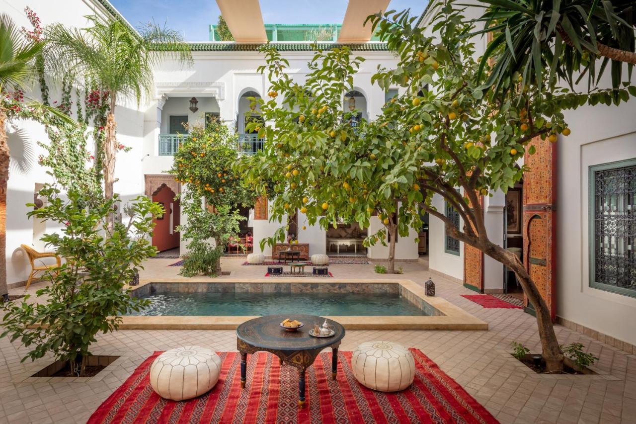 Riad Les Cigognes Marrakesh Exterior foto