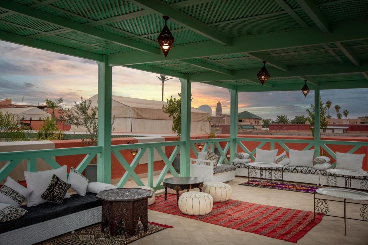 Riad Les Cigognes Marrakesh Exterior foto