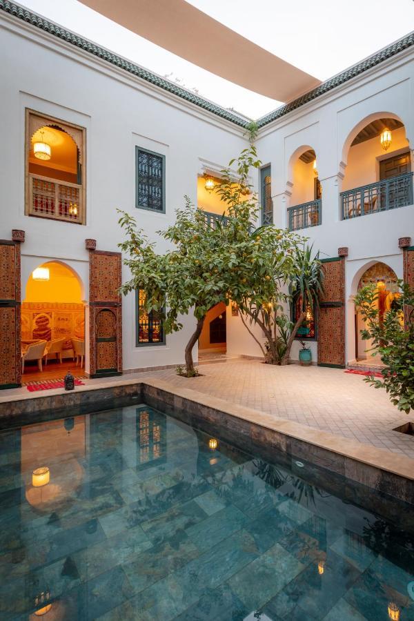Riad Les Cigognes Marrakesh Exterior foto