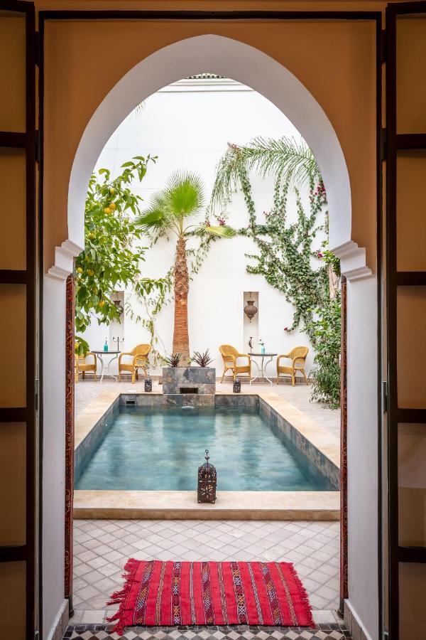 Riad Les Cigognes Marrakesh Exterior foto