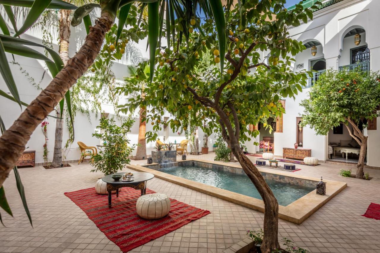 Riad Les Cigognes Marrakesh Exterior foto