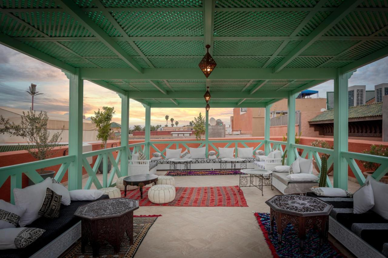 Riad Les Cigognes Marrakesh Exterior foto