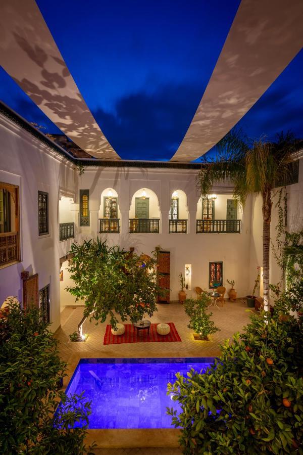 Riad Les Cigognes Marrakesh Exterior foto